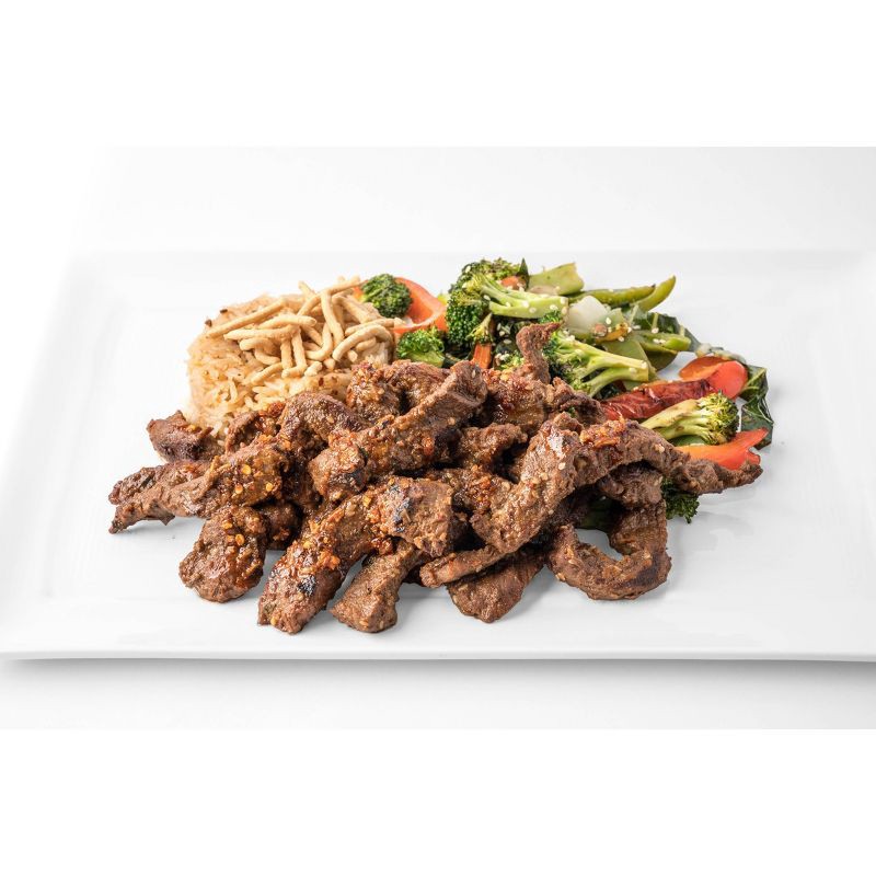 slide 3 of 3, Custom Made Meals Chili Crisp Beef Sirloin Strips - 16oz, 16 oz