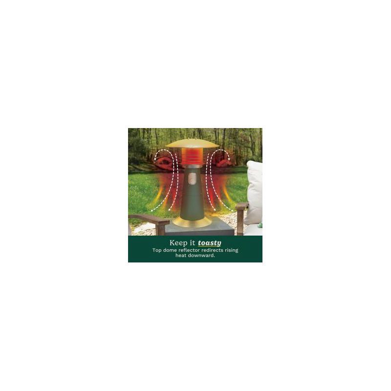 slide 6 of 7, Cuisinart Tabletop Patio Heater Sage Green, 1 ct