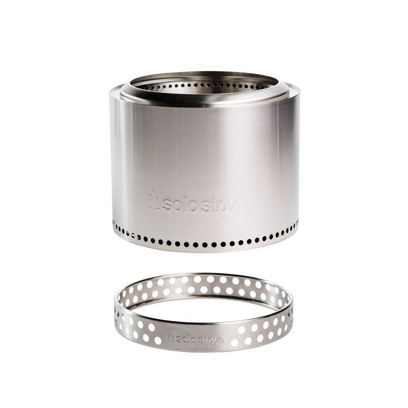 slide 2 of 5, Solo Stove Bonfire 19.5" Smokeless Firepit and Stand Stainless Steel, 1 ct