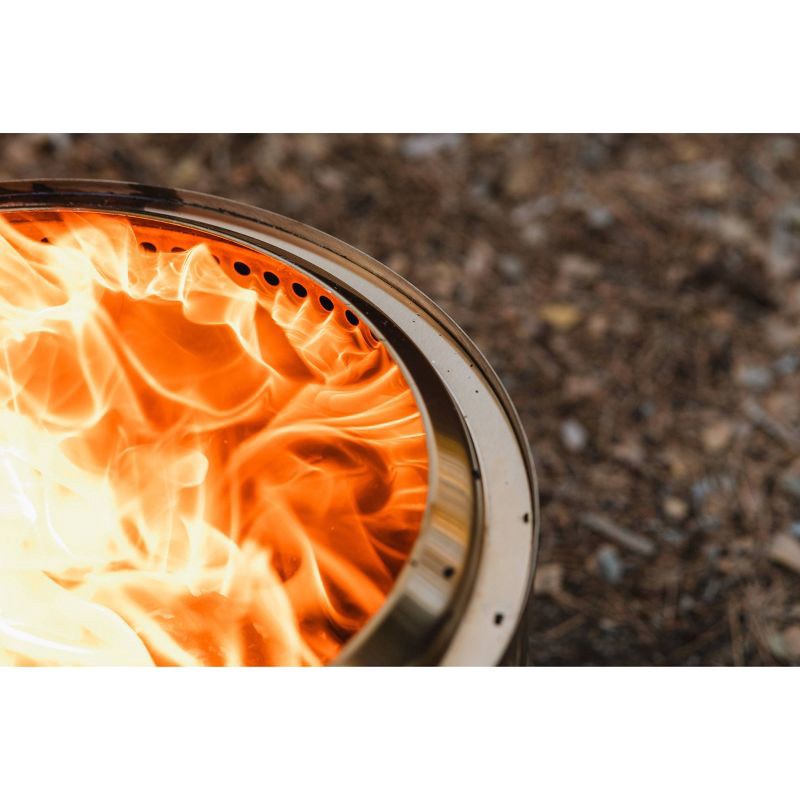 slide 4 of 5, Solo Stove Bonfire 19.5" Smokeless Firepit and Stand Stainless Steel, 1 ct