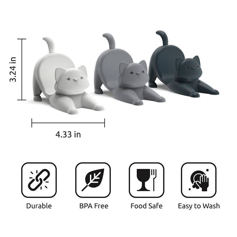 slide 5 of 5, Ototo Holiday Gift Plastic Catos Cat Taco Holder Food Safe, 1 ct