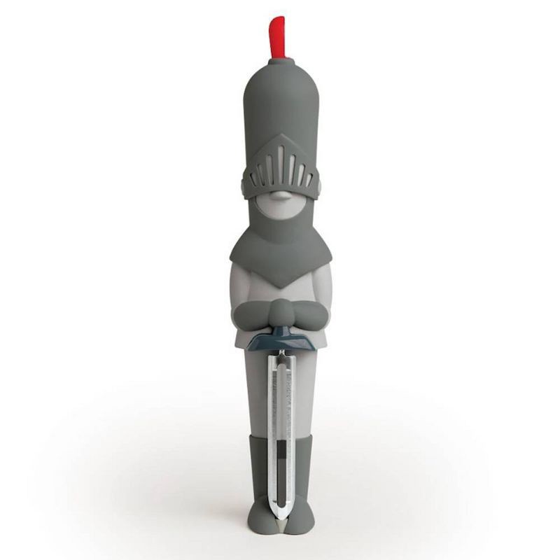 slide 1 of 5, Ototo Holiday Gift Stainless Steel Sir Peels-a-Lot Knight Veggie Peeler, 1 ct