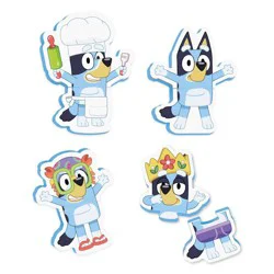 Bluey Tomy Toomies Bath Puzzle with Net Storage Bag - 8pc