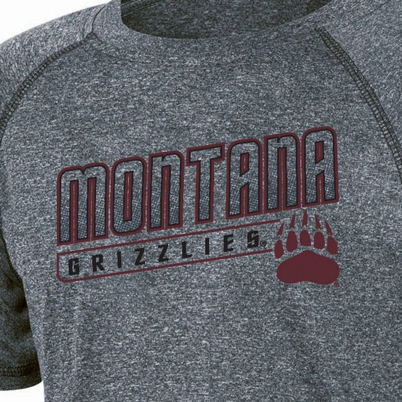 slide 3 of 3, NCAA Montana Grizzlies Boys' Gray Poly T-Shirt - S, 1 ct