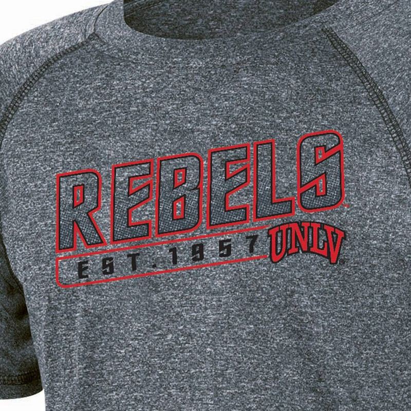 slide 3 of 3, NCAA UNLV Rebels Boys' Gray Poly T-Shirt - L, 1 ct