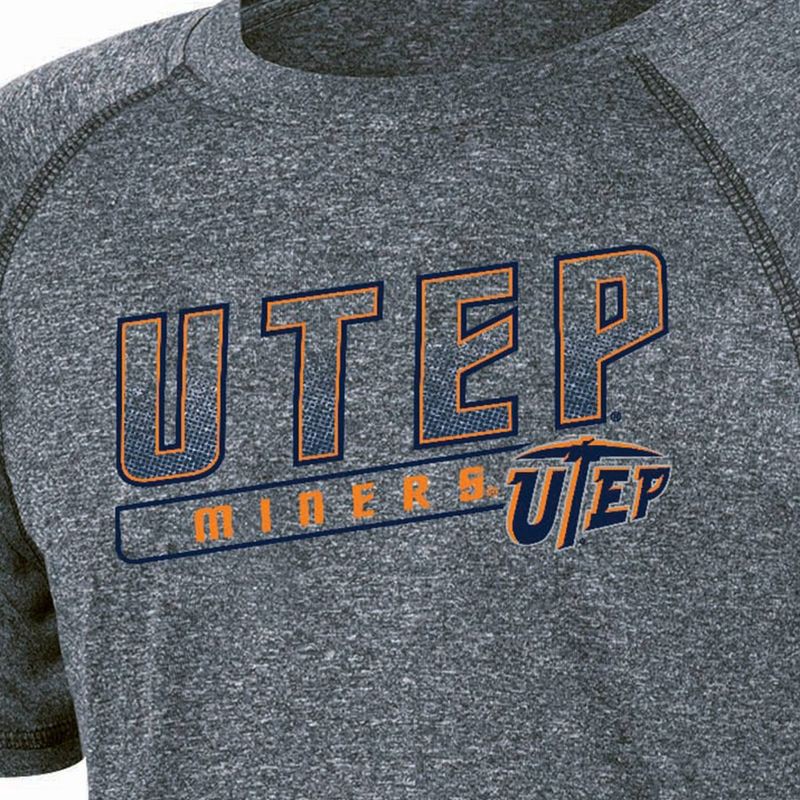 slide 2 of 2, NCAA UTEP Miners Boys' Gray Poly T-Shirt - M, 1 ct