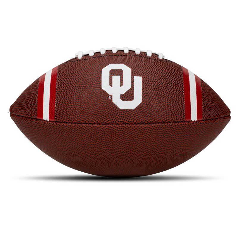 slide 2 of 2, NCAA Oklahoma Sooners Junior Football: Rubber Bladder, Ages 6-8, 1 ct