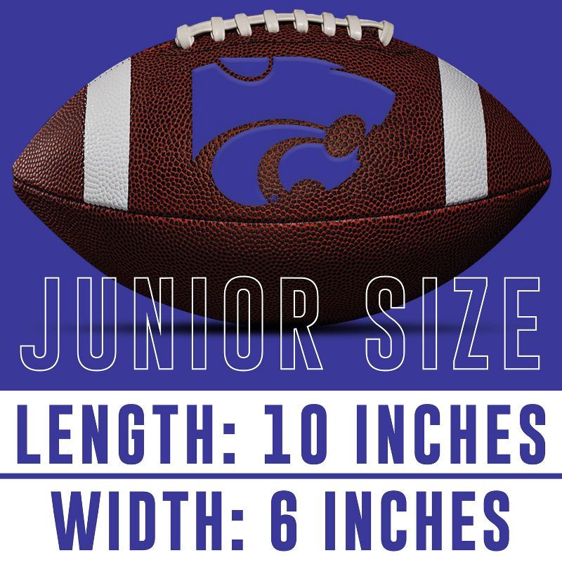 slide 3 of 9, NCAA Kansas State Wildcats Junior Football, 1 ct