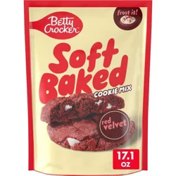 Betty Crocker Soft Baked Red Velvet Cookie Mix - 17.1oz