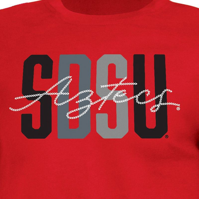 slide 3 of 3, NCAA San Diego State Aztecs Girls' Crew Neck T-Shirt - XS, 1 ct