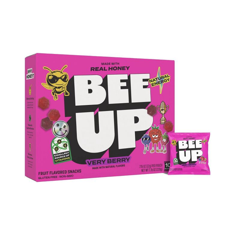 slide 4 of 10, BEEUP Fruit Snacks Very Berry - 7.76oz, 7.76 oz
