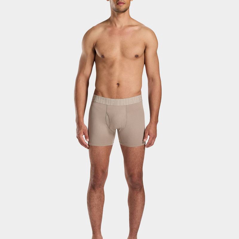 slide 4 of 5, Pair of Thieves Men's Boxer Briefs 2pk - Light Brown L, 2 ct