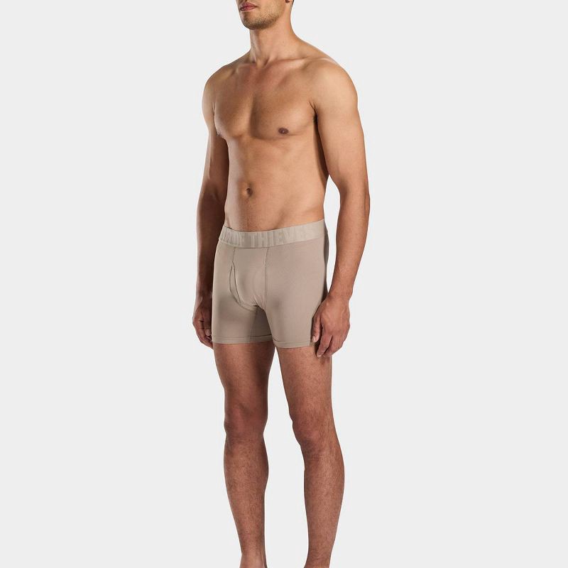 slide 5 of 5, Pair of Thieves Men's Boxer Briefs 2pk - Light Brown L, 2 ct