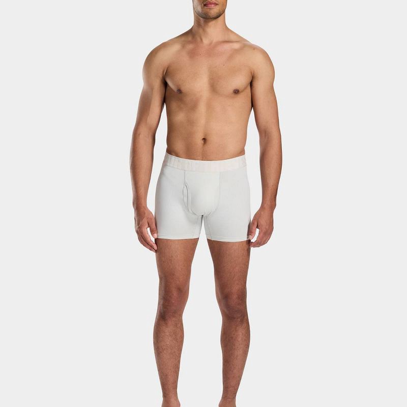 slide 3 of 5, Pair of Thieves Men's Boxer Briefs 2pk - Light Gray S, 2 ct