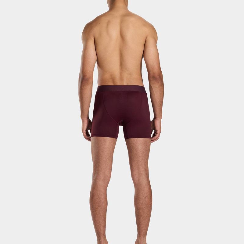 slide 1 of 5, Pair of Thieves Men's Boxer Briefs 2pk - Dark Red M, 2 ct