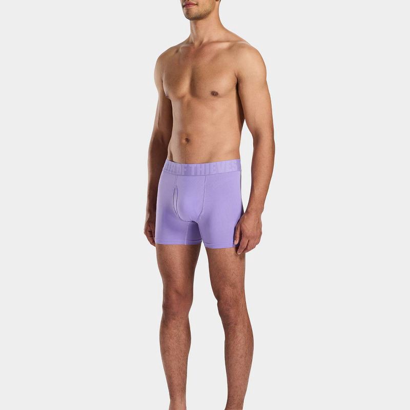slide 3 of 5, Pair of Thieves Men's Boxer Briefs 2pk - Purple S, 2 ct