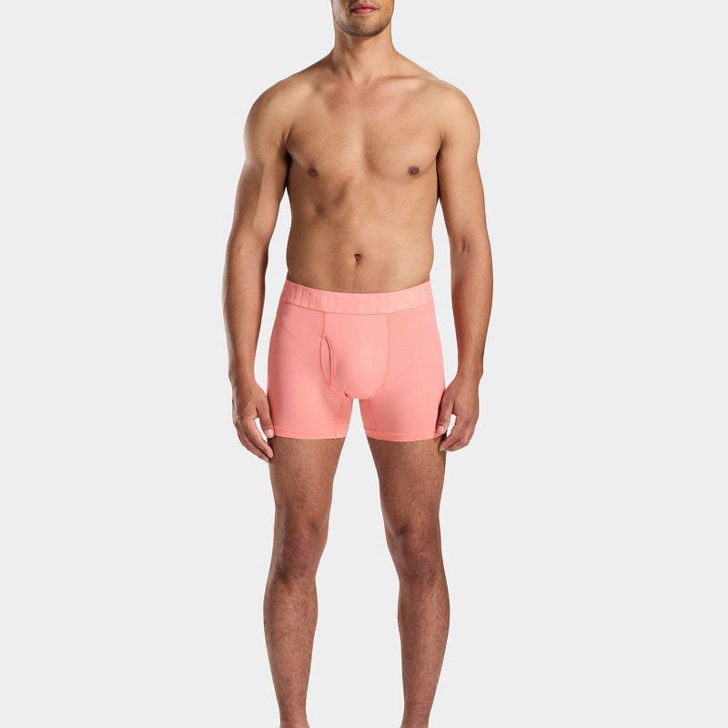 slide 2 of 5, Pair of Thieves Men's Boxer Briefs 2pk - Peach Orange S, 2 ct