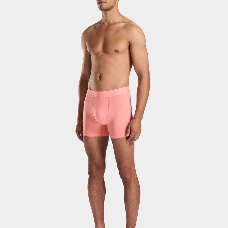 slide 1 of 5, Pair of Thieves Men's Boxer Briefs 2pk - Peach Orange S, 2 ct