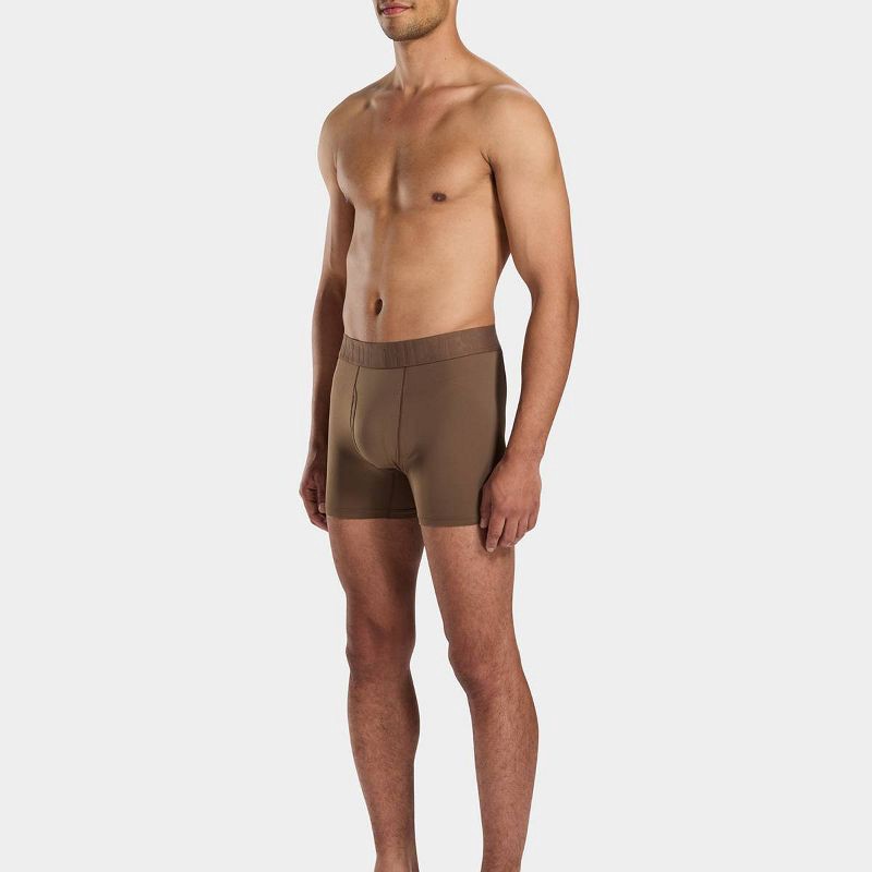 slide 5 of 5, Pair of Thieves Men's Boxer Briefs 2pk - Brown S, 2 ct