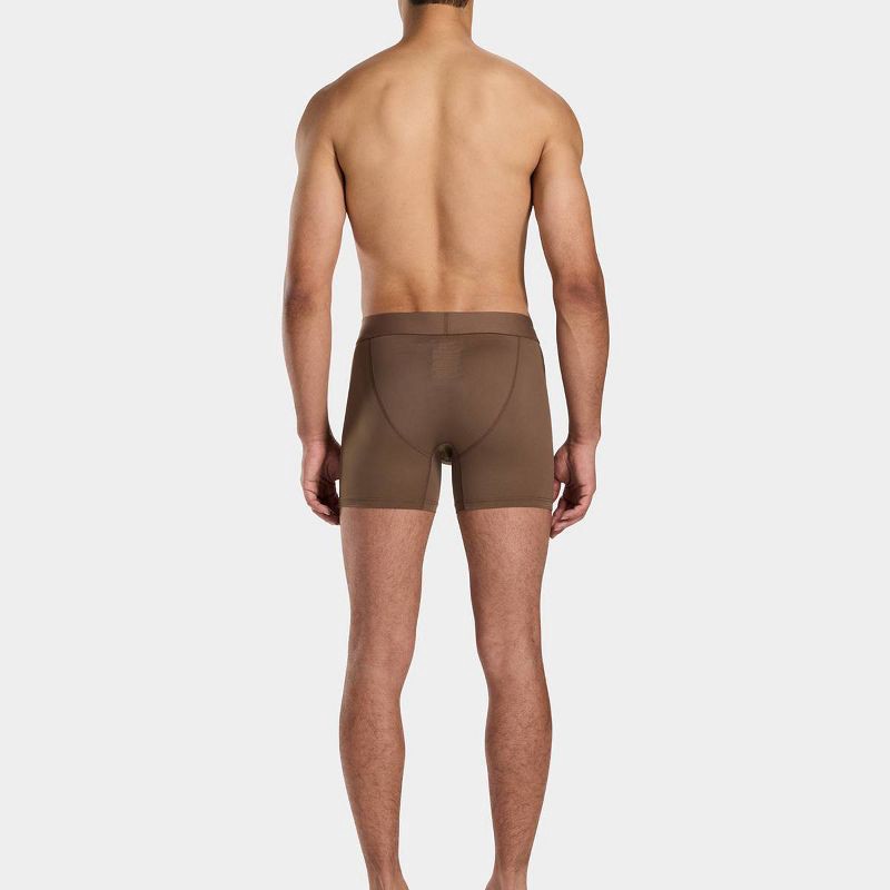 slide 3 of 5, Pair of Thieves Men's Boxer Briefs 2pk - Brown L, 2 ct