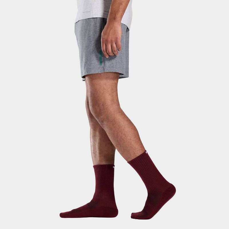 slide 2 of 5, Pair of Thieves Men's Crew Socks 3pk - Dark Red 6-12, 3 ct