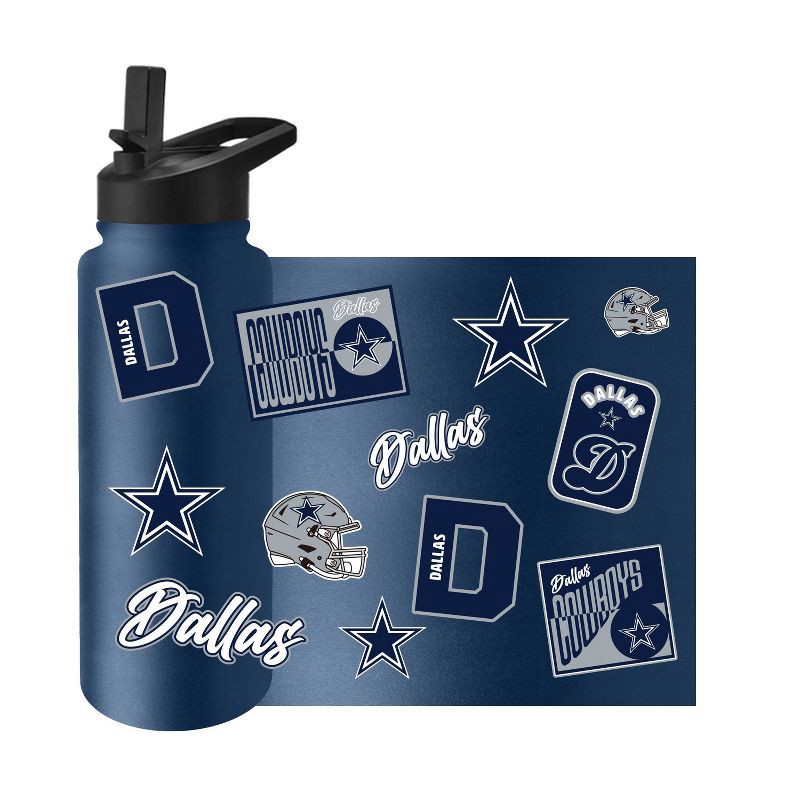 slide 1 of 1, NFL Dallas Cowboys Dreamweave Quencher Bottle - 34oz, 34 oz