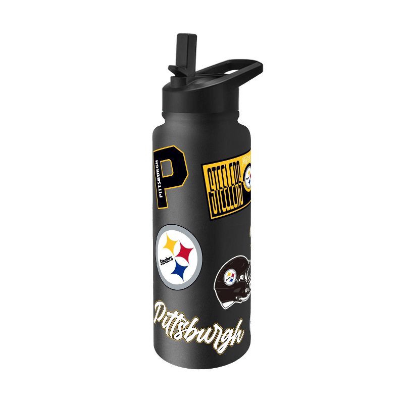 slide 1 of 1, NFL Pittsburgh Steelers Dreamweave Quencher Bottle - 34oz, 34 oz