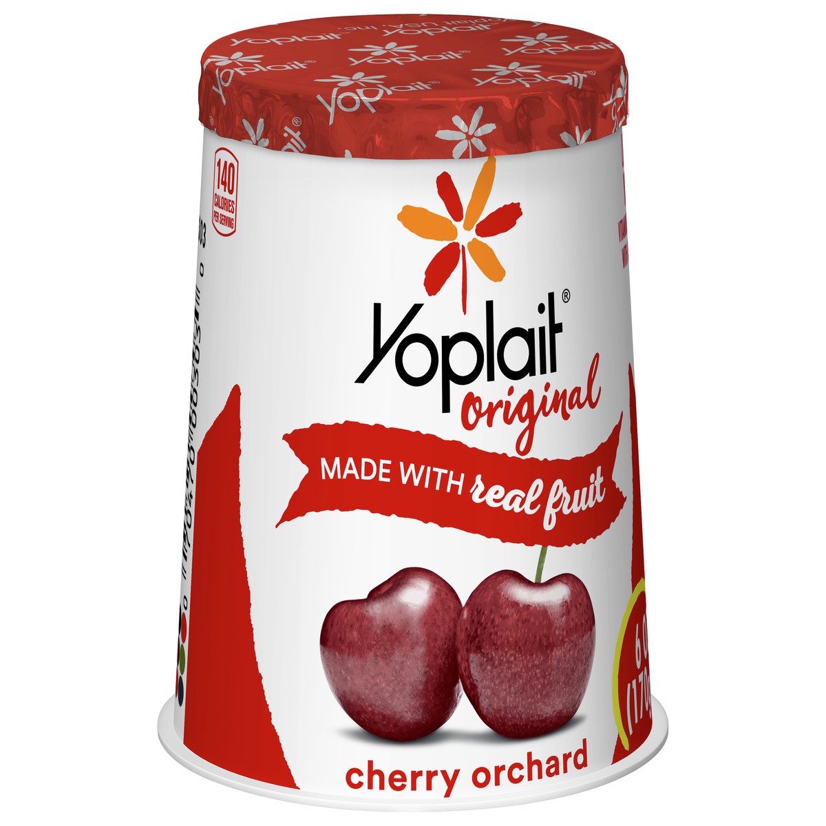 slide 3 of 8, Yoplait Original Cherry Orchard Low Fat Yogurt, 6 OZ Yogurt Cup, 6 oz