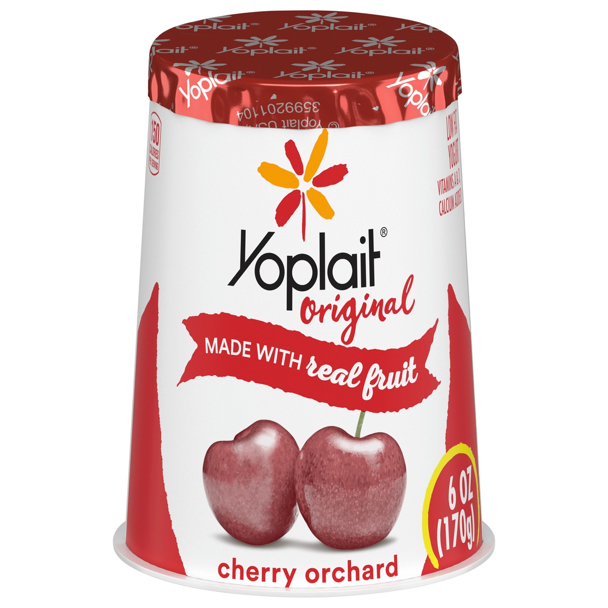 slide 1 of 5, Yoplait Original Cherry Orchard Yogurt, 6 oz