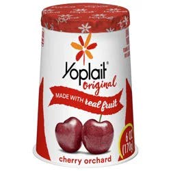 Yoplait Original Yogurt, Cherry Orchard, Low Fat Yogurt, 6 oz