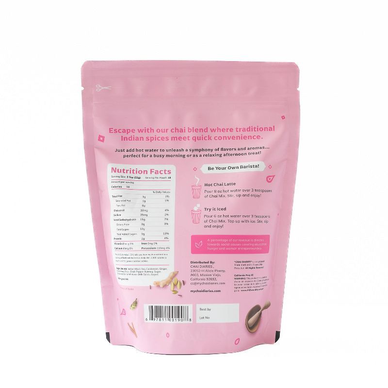 slide 3 of 4, Chai Diaries Insta Masala Chai Latte Premix - 14oz, 14 oz