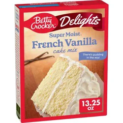 Betty Crocker Delights French Vanilla Cake Mix - 13.25oz