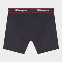 Champion Men's Active Performance 5pk Breathable Boxer Briefs - Black XXL