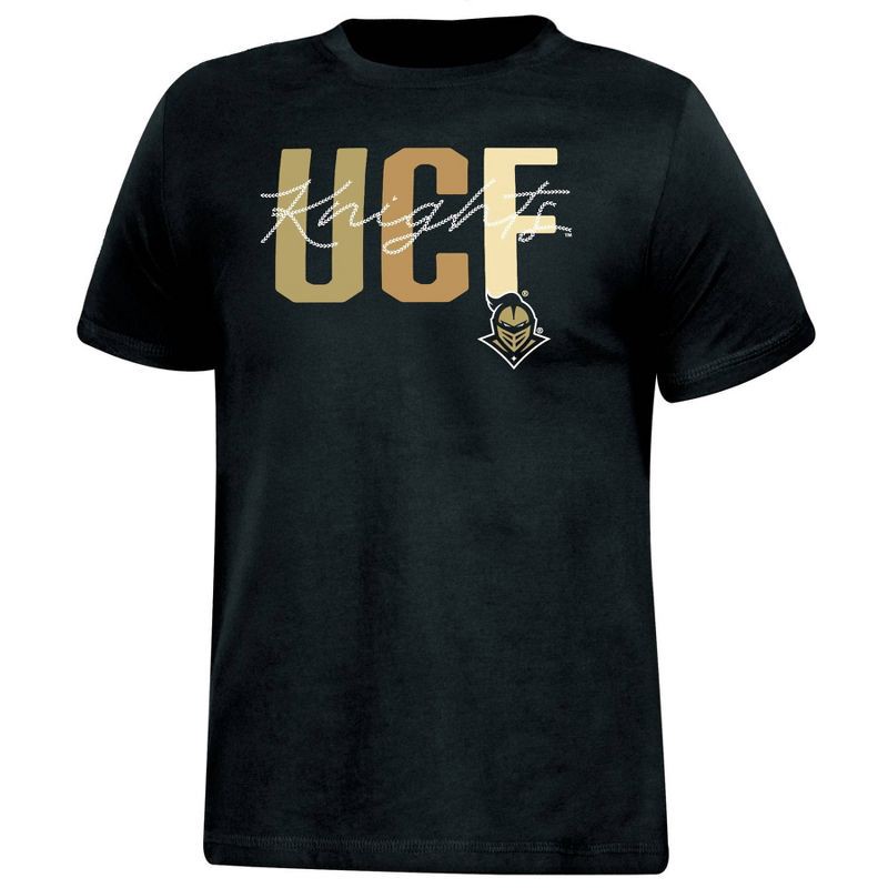 slide 1 of 3, NCAA UCF Knights Girls' Crew Neck T-Shirt - L, 1 ct