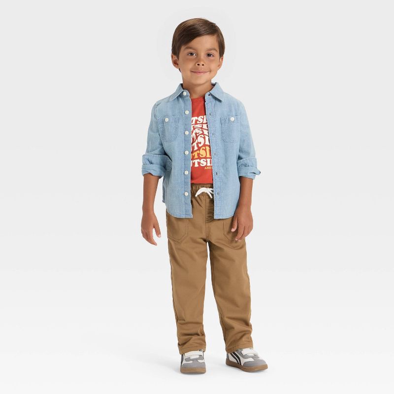 slide 4 of 4, Toddler Boys' Tank Top - Cat & Jack™ Orange 4T, 1 ct