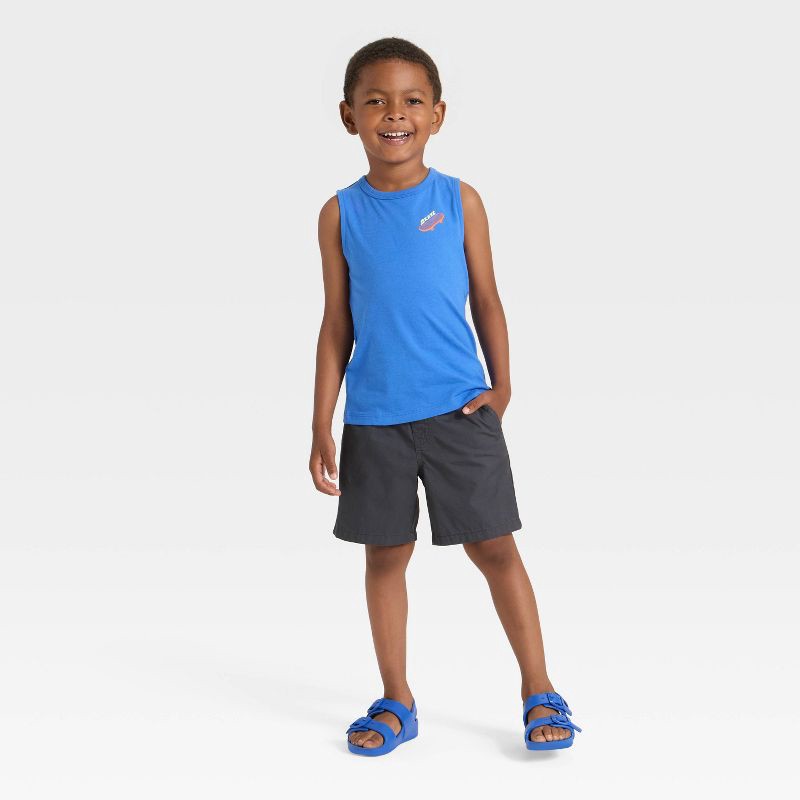 slide 4 of 4, Toddler Boys' Tank Top - Cat & Jack™ Blue 5T, 1 ct