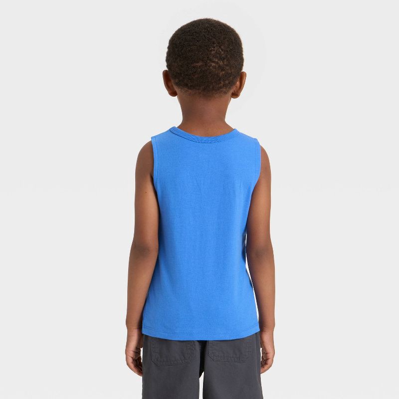slide 3 of 4, Toddler Boys' Tank Top - Cat & Jack™ Blue 12M, 1 ct
