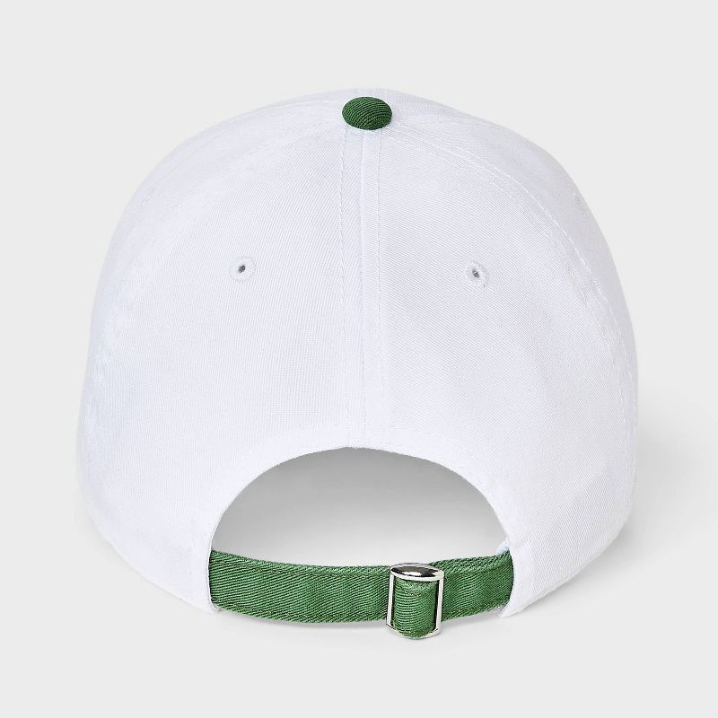 slide 3 of 4, Peanuts Snoopy Pickelball Baseball Hat - White/Green, 1 ct