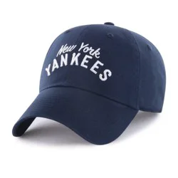 MLB New York Yankees Script Baseball Hat - Navy Blue