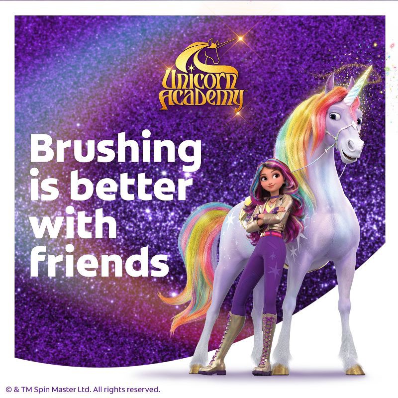 slide 3 of 10, Colgate Kids' Battery Powered Toothbrush - Unicorn Academy, 1 ct