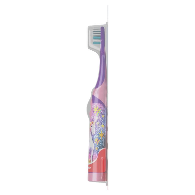 slide 12 of 12, Colgate Kids' Battery Powered Toothbrush - Unicorn Academy, 1 ct