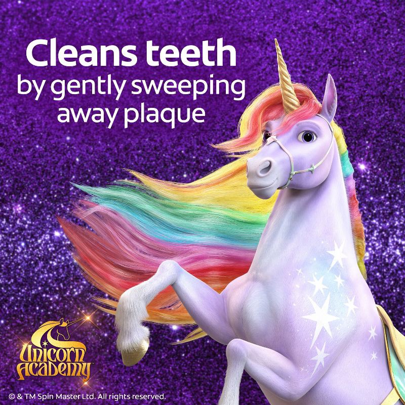 slide 5 of 10, Colgate Kids' Battery Powered Toothbrush - Unicorn Academy, 1 ct