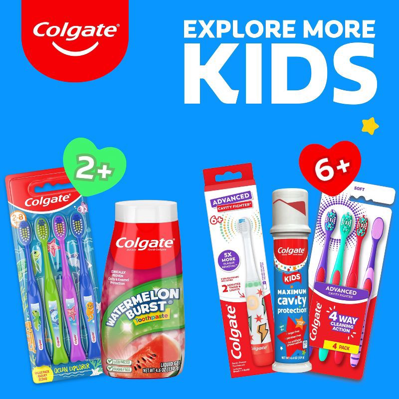 slide 8 of 12, Colgate Kids' Battery Powered Toothbrush - Unicorn Academy, 1 ct