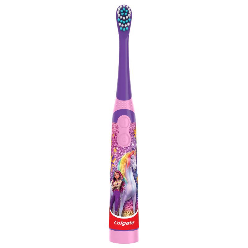 slide 10 of 10, Colgate Kids' Battery Powered Toothbrush - Unicorn Academy, 1 ct