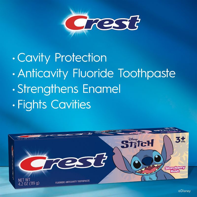 slide 2 of 13, Crest Kids' Disney Stitch Toothpaste - 4.2oz, 4.2 oz