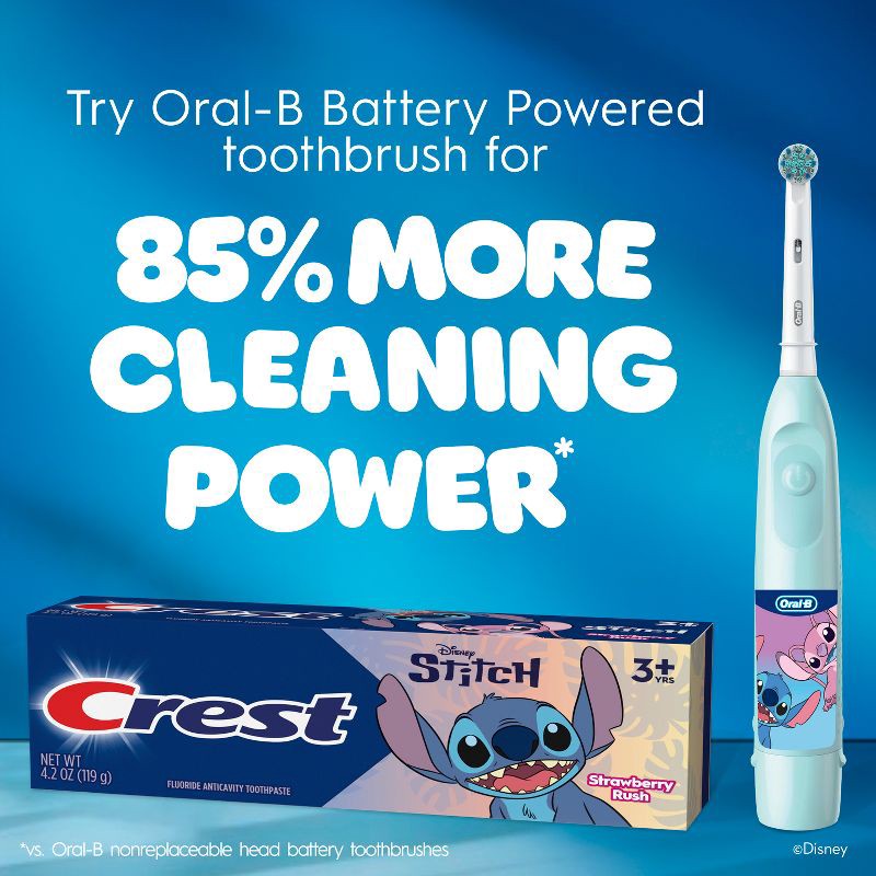 slide 9 of 13, Crest Kids' Disney Stitch Toothpaste - 4.2oz, 4.2 oz