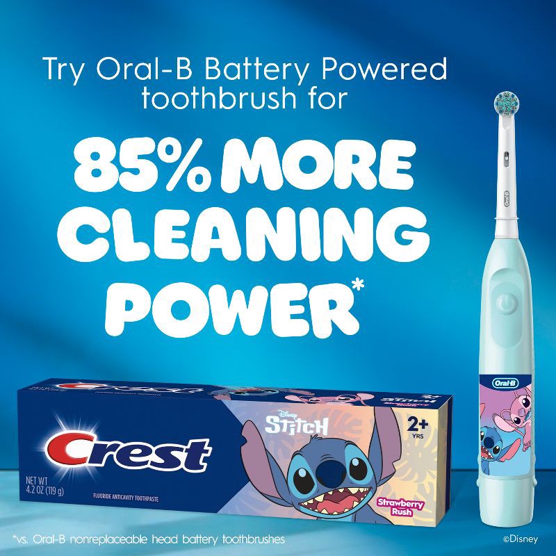 slide 11 of 13, Crest Kids' Disney Stitch Toothpaste - 4.2oz, 4.2 oz