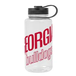 NCAA Georgia Bulldogs Portable Drinkware - 38oz: Plastic Water Bottle