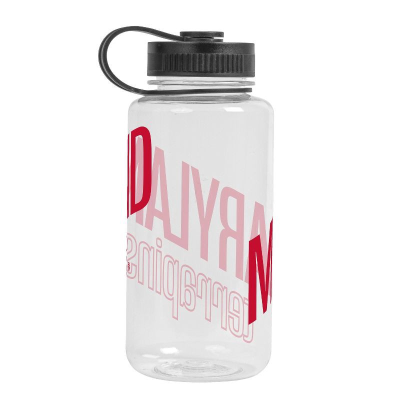 slide 2 of 2, NCAA Maryland Terrapins Portable Drinkware - 38oz: Plastic Water Bottle, 9" Height, 38 oz
