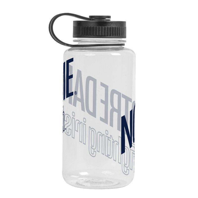 slide 2 of 2, NCAA Notre Dame Fighting Irish Portable Drinkware - 38oz: Plastic Water Bottle, 9" Height, 38 oz